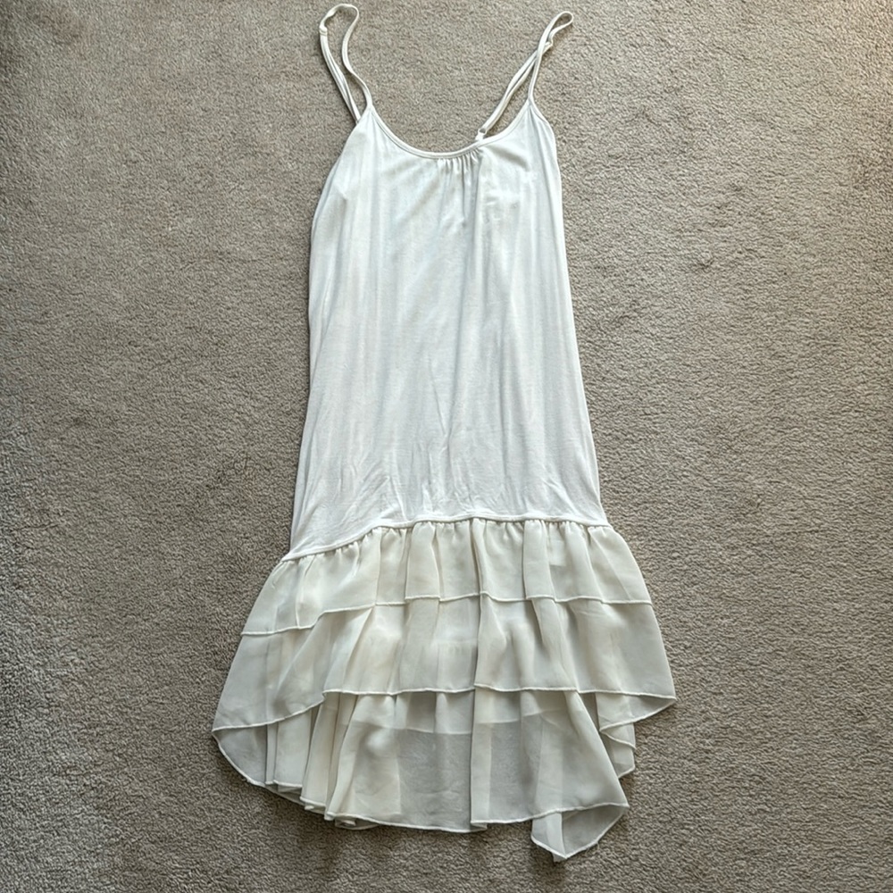 Grace and lace layering slip dress